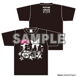 BanGDream!Tシャツアニメ化記念ver.」（サイズ：M、L） 価格：3,000円（税込）